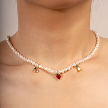 Cherry Peach Pineapple Chocker