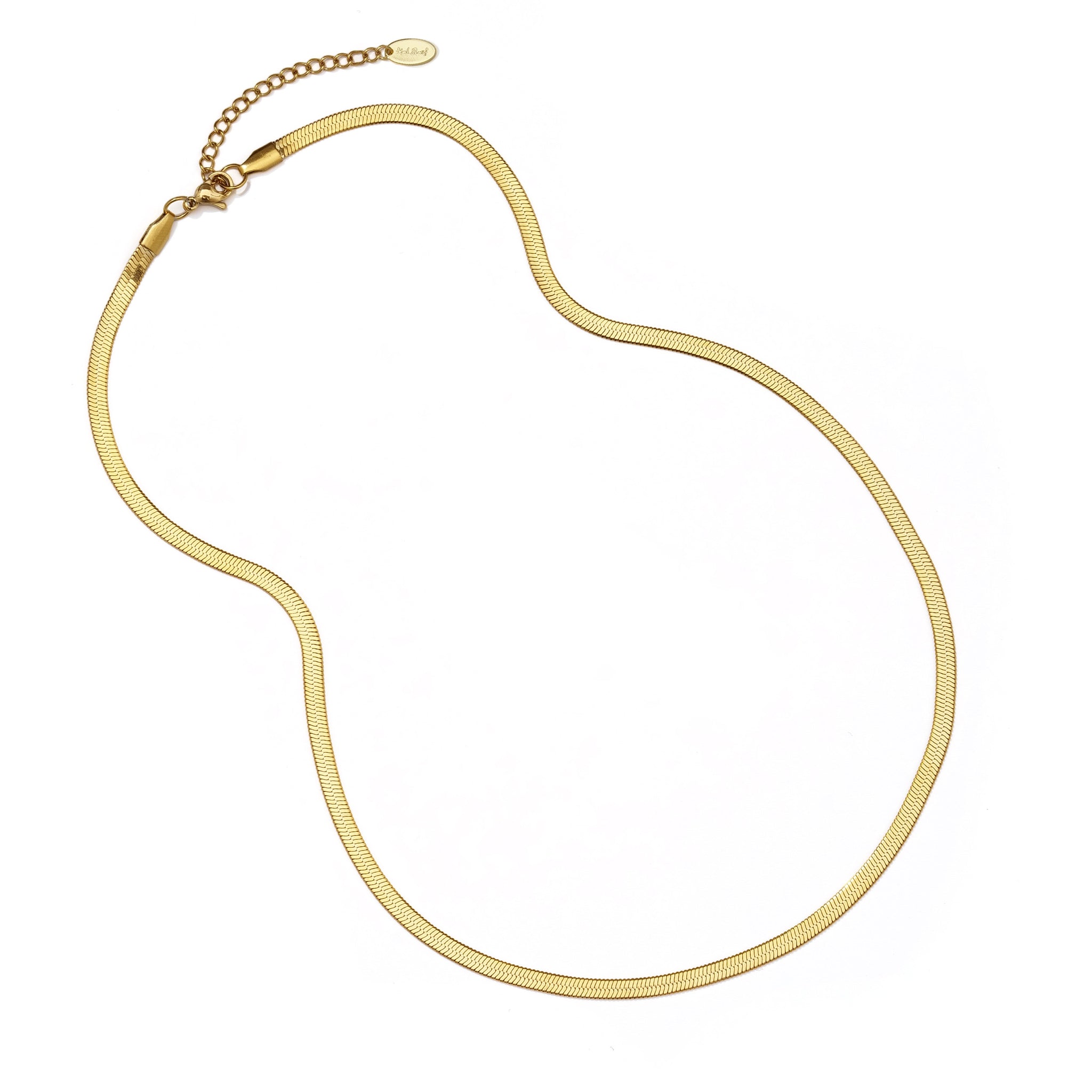 Golden Serenity Link Necklace